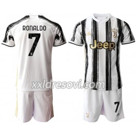 Juventus Cristiano Ronaldo 7 Domaći Dječji Komplet Dresovi za Nogomet 2020-2021 (+ kratke hlače)